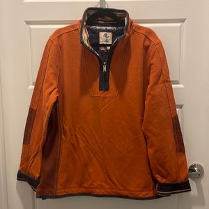 NWOT Fat Face orange Airlie sweatshirt, Size L.
